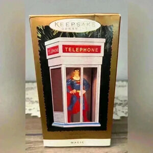 Hallmark Keepsake 1995 NEW “Superman” Magic Christmas Ornament- light & motion.
